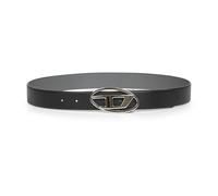 Diesel - Ceinture Réversible en Cuir avec Boucle Ovale - Femme - Accessoires - Noir - Taille: 85 CM