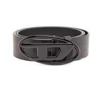 Diesel - Ceintures avec logo Oval D - Homme - Accessoires - Noir - Taille: 95 CM