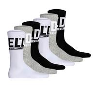 DIESEL Chaussettes gris / noir / blanc, Taille 35-38