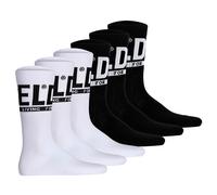 DIESEL Chaussettes noir / blanc, Taille 39-42