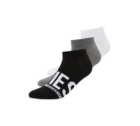 DIESEL Chaussettes 'SKM-GOST' gris foncé / noir / blanc, Taille 42-43,5