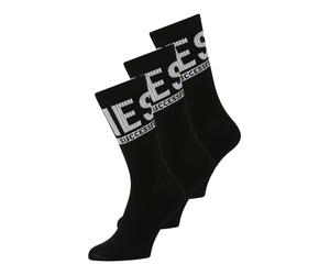 DIESEL Chaussettes 'SKM-Ray' gris clair / noir, Taille 39-41,5