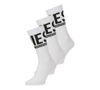 DIESEL Chaussettes 'SKM-RAY' noir / blanc, Taille 39-41,5