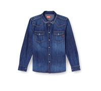 DIESEL Chemise en jean D-VEGA bleu | S