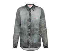 Diesel - Chemise S-Simply-Lkct - Homme - Chemises - Gris - Taille: S