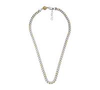 Diesel Collier pour homme en acier inoxydable 2 tons avec fermoir mousqueton