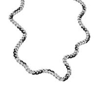 Diesel Collier pour homme en acier inoxydable 2 tons avec fermoir mousqueton