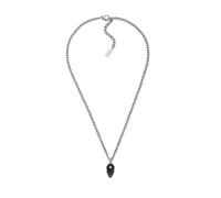 Diesel Collier pour homme en acier inoxydable avec fermoir à mousqueton