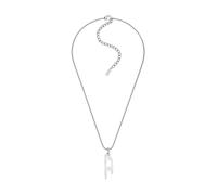 Diesel Collier pour homme en acier inoxydable avec fermoir à mousqueton