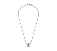 Diesel Collier pour homme en acier inoxydable avec fermoir à mousqueton