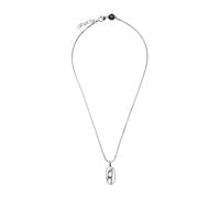 Diesel Collier pour homme en acier inoxydable avec fermoir à mousqueton