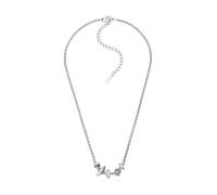 Diesel Collier pour homme en acier inoxydable avec fermoir mousqueton