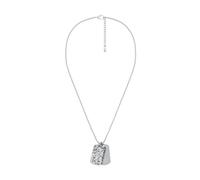 Diesel Collier unisexe en acier inoxydable argenté, DX1735040