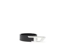 Diesel - B-D Logo 2.0 Leather Belt - unisex - Accessoires - Noir - Taille: 95 CM