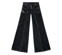 Diesel - D-Akii Wide Jeans - Femme - Jeans - Noir - Taille: W26