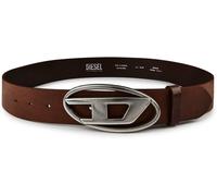 Diesel D Buckle Leather Belt Brun T2348 24W (75) Male