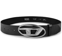 Diesel D Buckle Leather Belt Noir T8013 28W (85) Male