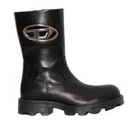 Diesel - D-Hammer Biker Leather Bottes - Femme - Chaussures - Noir - Taille: 39 EU