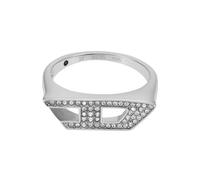 Diesel D Logo Bagues Unisex en acier inoxydable ou cristal étincelant avec sceau