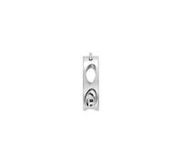 Diesel D Logo Boucles d’oreilles pour homme, DX1664040 | Acier inoxydable, argenté