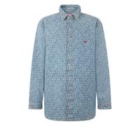 Diesel - D-Simply-Over Denim Shirt - Homme - Chemises - Bleu - Taille: S