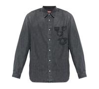 Diesel - D-Simply-S15 Shirt - Homme - Chemises - Gris - Taille: M
