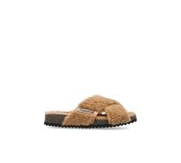 Diesel - D-Woodstock-Sa Slides - Femme - Chaussures - Brun - Taille: 41 EU