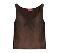 Diesel - De-Norian-S Débardeur - Femme - Tops - Brun - Taille: 36 FR