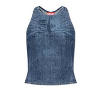 Diesel - Débardeur De-Plaque-S - Femme - Tops - Bleu - Taille: 38 FR