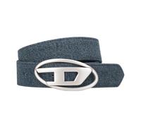 Diesel - Denim Boucle Ovale Ceinture - Femme - Accessoires - Bleu - Taille: 85 CM