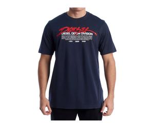 Diesel - Denim Division T-Shirt - Homme - Tops - Bleu - Taille: S