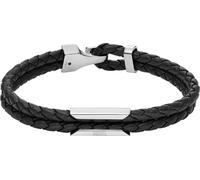 Diesel DX1247040 Bracelet Homme Acier inoxydable Argent Noir 20,5 cm