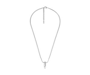 Diesel DX1644040 Collier ovale en acier inoxydable avec logo D pour homme Argenté