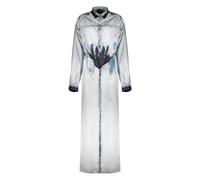 Diesel - Ensemble deux pièces effet denim avec jupe oversize - Femme - Robes - Bleu - Taille: 38 FR