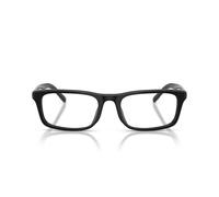 Diesel Eyewear Monture de lunettes rectangulaire unisexe Dl4017u - Ajustement universel, Noir uni/lentille de démonstration, 54 mm