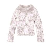 Diesel, Femme, Pulls, Beige, Taille: 38 FR Sweat blanc à motif avec col haut