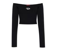 Diesel, Femme, Tops, Noir, Taille: 40 FR M-Vera-LS Top à Manches Longues
