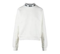Diesel, Femme, Sweatshirts et sweats à capuche, Blanc, Taille: 40 FR Pull en Tricot de Coton