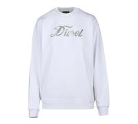 Diesel, Femme, Sweatshirts et sweats à capuche, Blanc, Taille: 44 FR Felpa