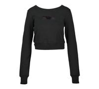 Diesel, Femme, Sweatshirts et sweats à capuche, Noir, Taille: 36 FR Felpa Corta
