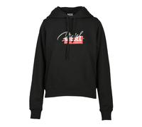 Diesel, Femme, Sweatshirts et sweats à capuche, Noir, Taille: 38 FR Felpa Corta
