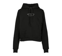 Diesel, Femme, Sweatshirts et sweats à capuche, Noir, Taille: 42 FR Short SweaT-shirt