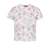 Diesel, Femme, Tops, Blanc, Taille: 36 FR T-shirt décontracté unisexe