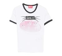 Diesel, Femme, Tops, Blanc, Taille: 40 FR Haut Long Blanc Style Uncuties