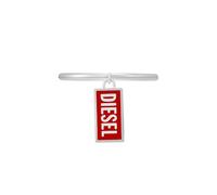 Diesel Font Bagues Unisex en acier inoxydable avec breloque