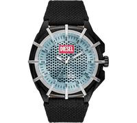 DIESEL Framed Watch for Men, Solar Powered Quartz Movement with Silicone Or Leather Strap