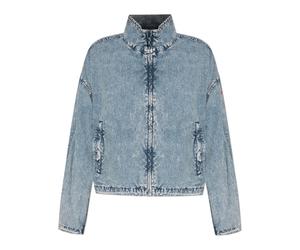 Diesel - G-Leam-R1 Jacket - Femme - Vestes - Bleu - Taille: 38 FR