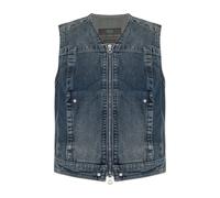 Diesel - Gilet en denim - Femme - Vestes - Bleu - Taille: 38 FR