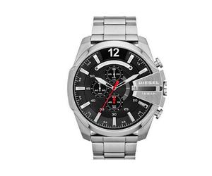 Diesel Herrenuhr Chronograph Dz4308 Argenté