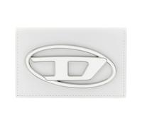 Diesel - Holi-D Smooth Leather Card Holder - Femme - Accessoires - Blanc - Taille: ONE Size